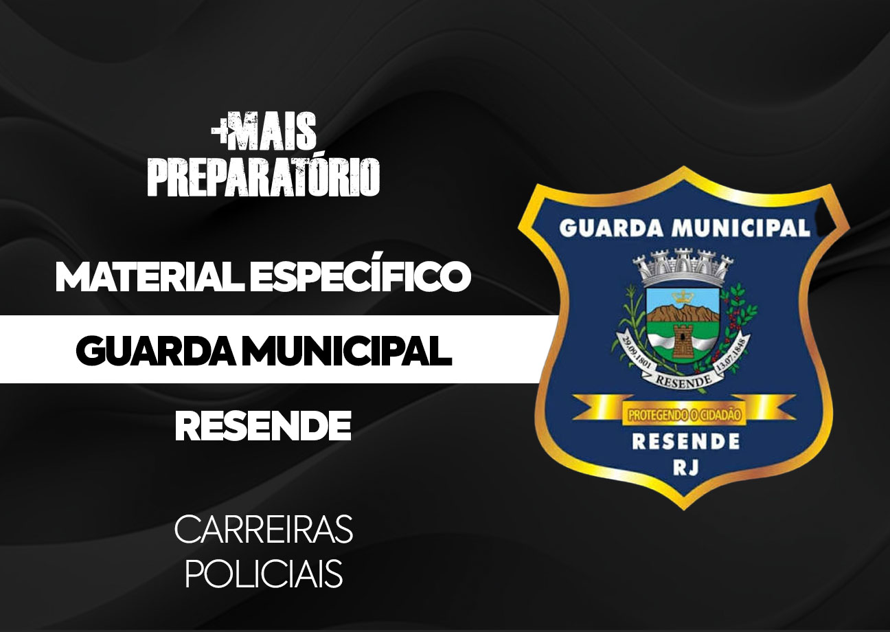 Material Específico - Guarda Municipal de Resende