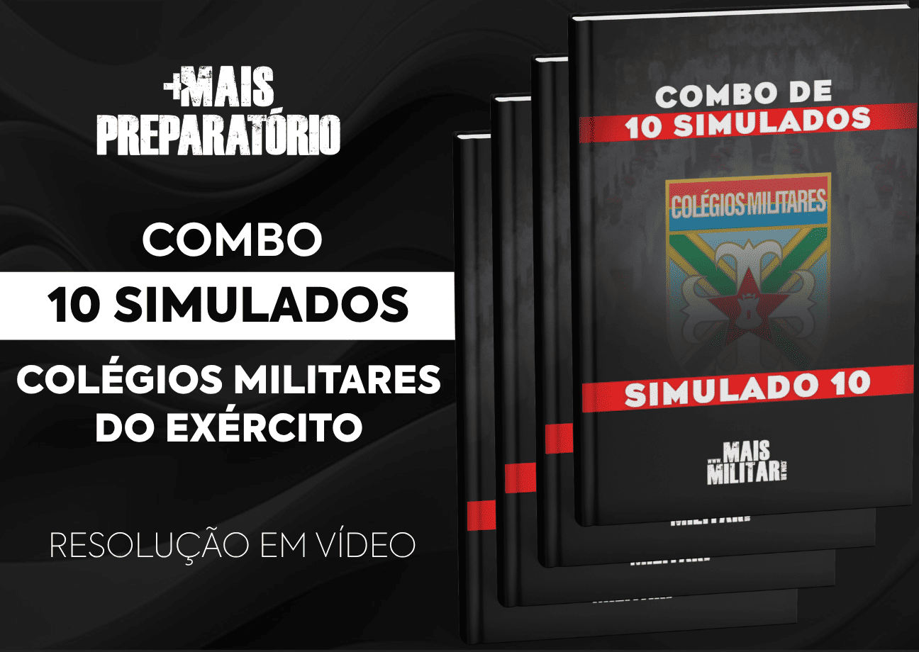 Combo 10 Simulados Com Gabarito em Vídeo – Colégio Militar (6º ano)