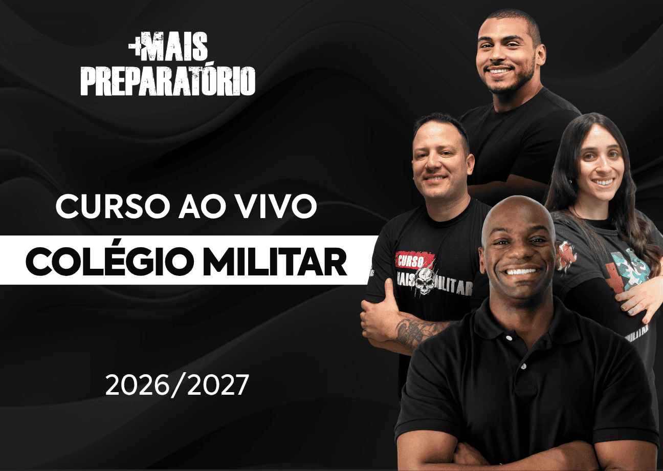 Curso Ao vivo aos Sábados de Manhã (Colégios Militares)