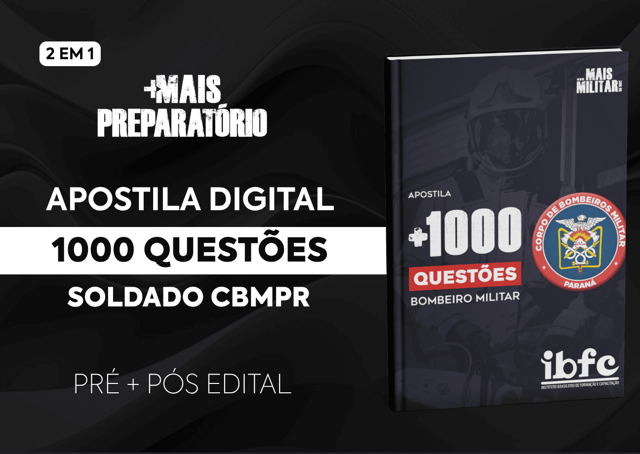 Apostila 1000 Questões Soldado CBM PR